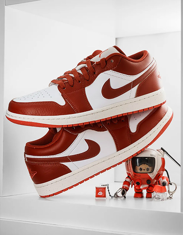 Giày Nike Air Jordan 1 Low “Dune Red” FJ3459-160