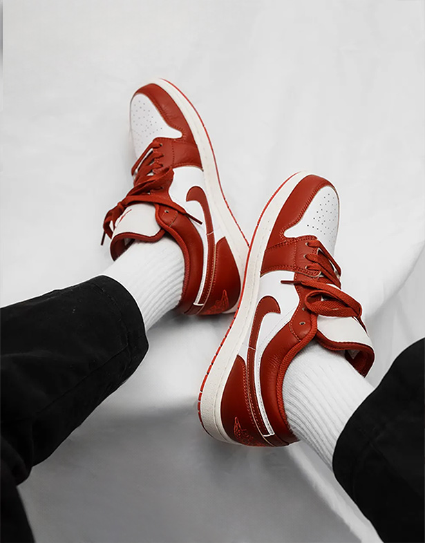 Giày Nike Air Jordan 1 Low “Dune Red” FJ3459-160
