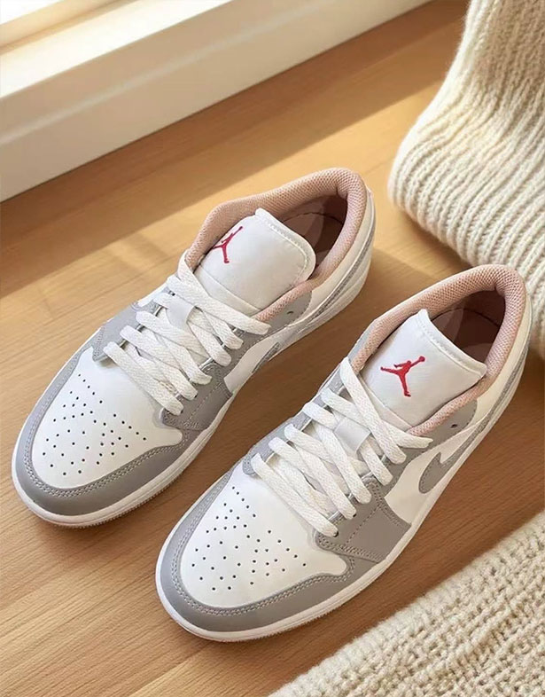 Nike Air Jordan 1 Low “Sail College Grey” 553558-169 jumpman