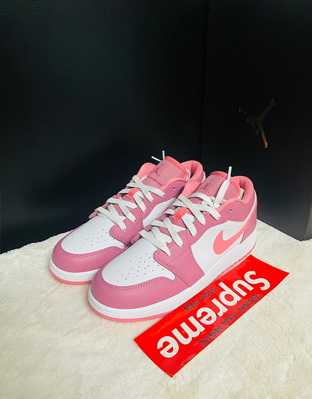 Giày Nike Air Jordan 1 Low Gs “Desert Berry” 553560-616