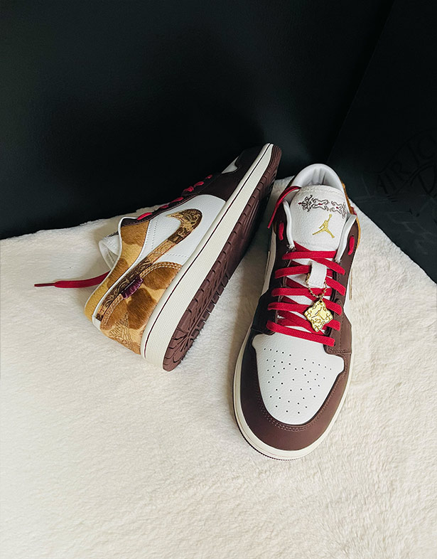 Giày Nike Air Jordan 1 Low SE CNY “Sail Chocolate” IQ5321-121