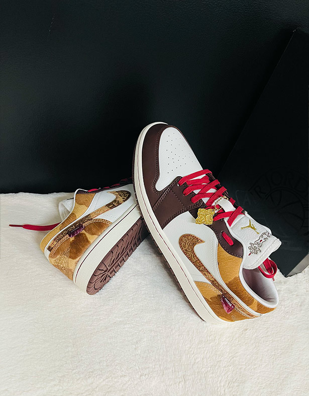 Giày Nike Air Jordan 1 Low SE CNY “Sail Chocolate” IQ5321-121