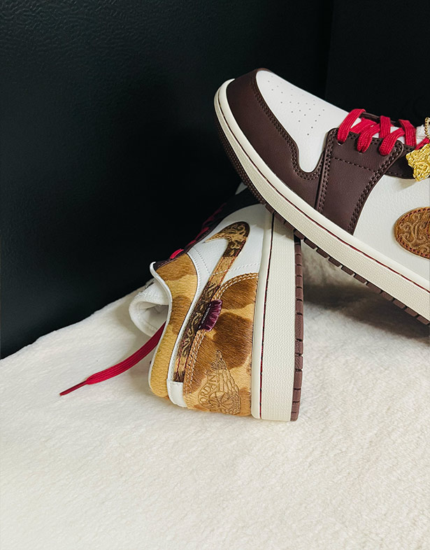 Giày Nike Air Jordan 1 Low SE CNY “Sail Chocolate” IQ5321-121