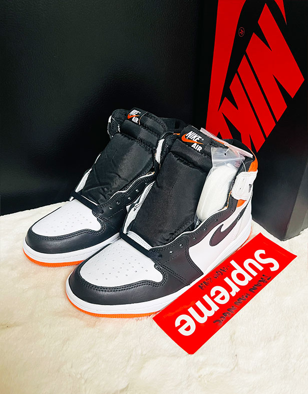 Giày Nike Air Jordan 1 Retro High OG “Electro Orange” 555088-180