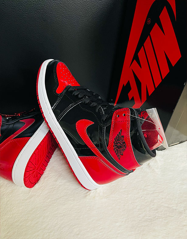 Giày Nike Air Jordan 1 Retro High OG “Patent Bred” 555088-063