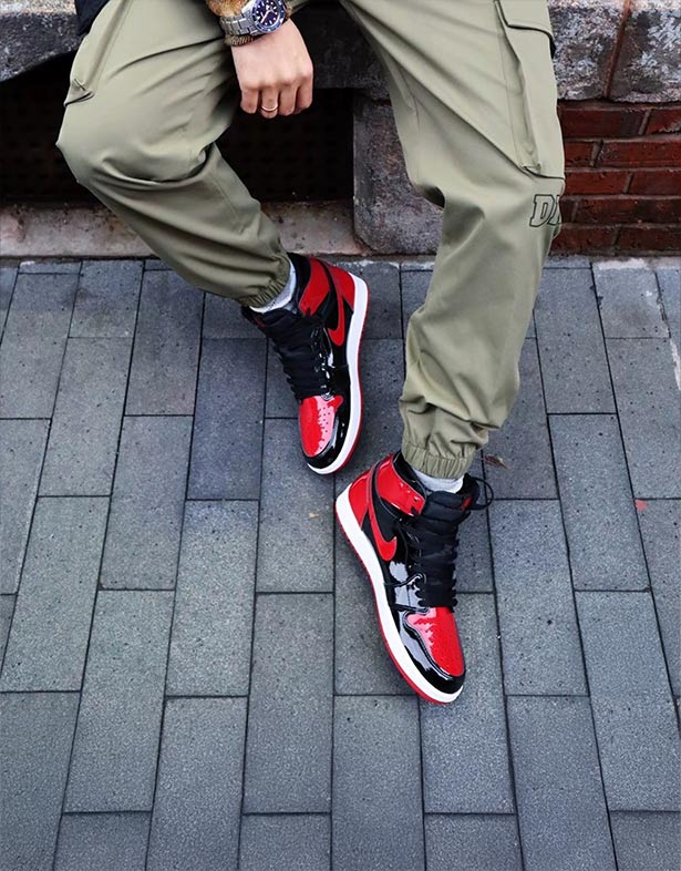 Giày Nike Air Jordan 1 Retro High OG “Patent Bred” 555088-063