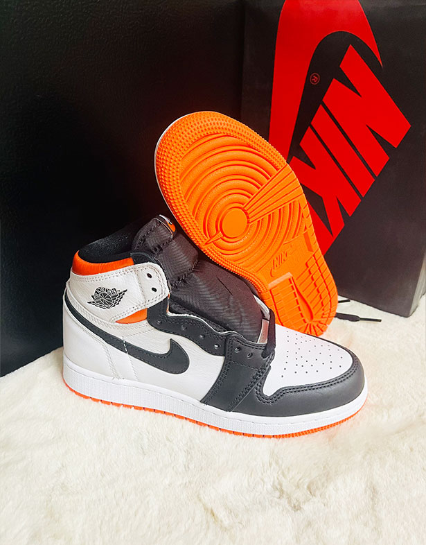 Giày Nike Air Jordan 1 Retro High OG Gs “Electro Orange” 575441-180
