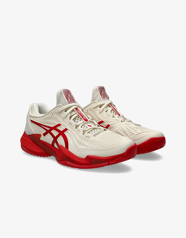 Asics Court FF 3 Novak “Cream Classic Red” 1041A522-968