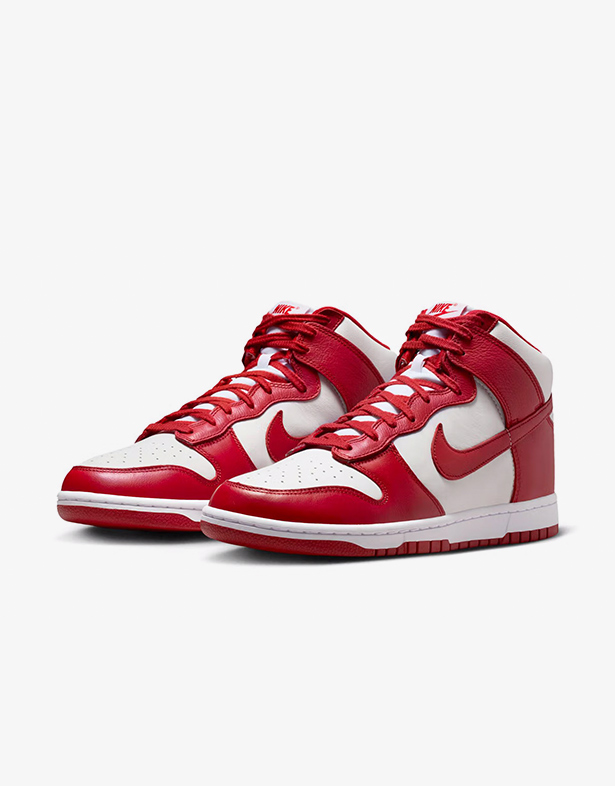 Giày Nike Dunk High Retro St. John’s “White Gym Red” HF3143-101 Thong The