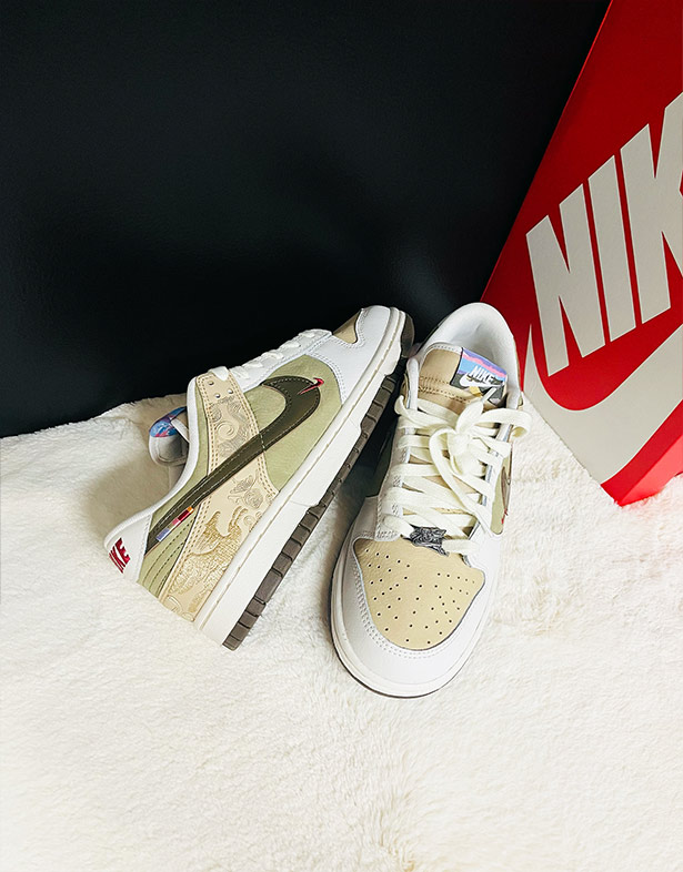 Giày Nike Dunk Low CNY Pegasus “Neutral Olive” IQ1118-220