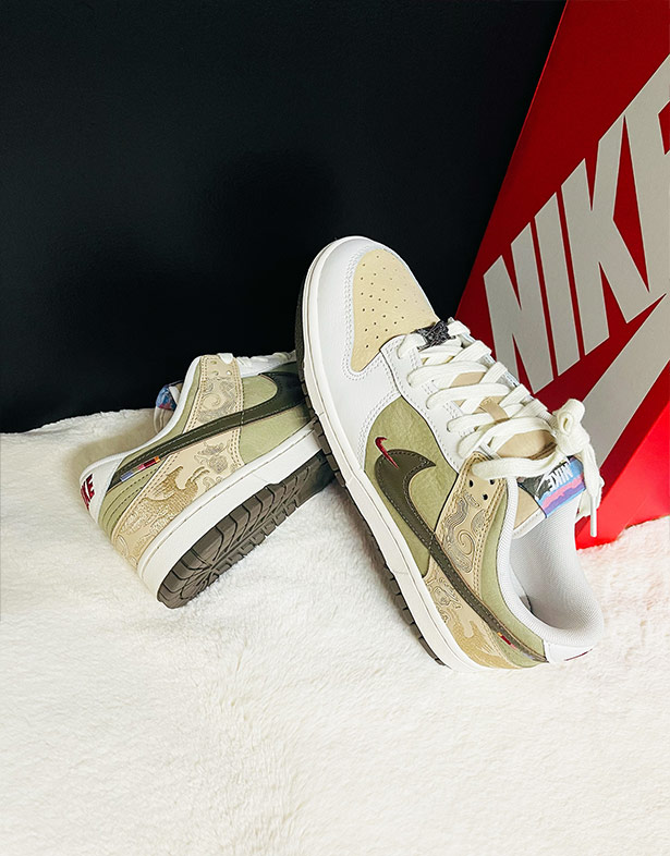 Giày Nike Dunk Low CNY Pegasus “Neutral Olive” IQ1118-220