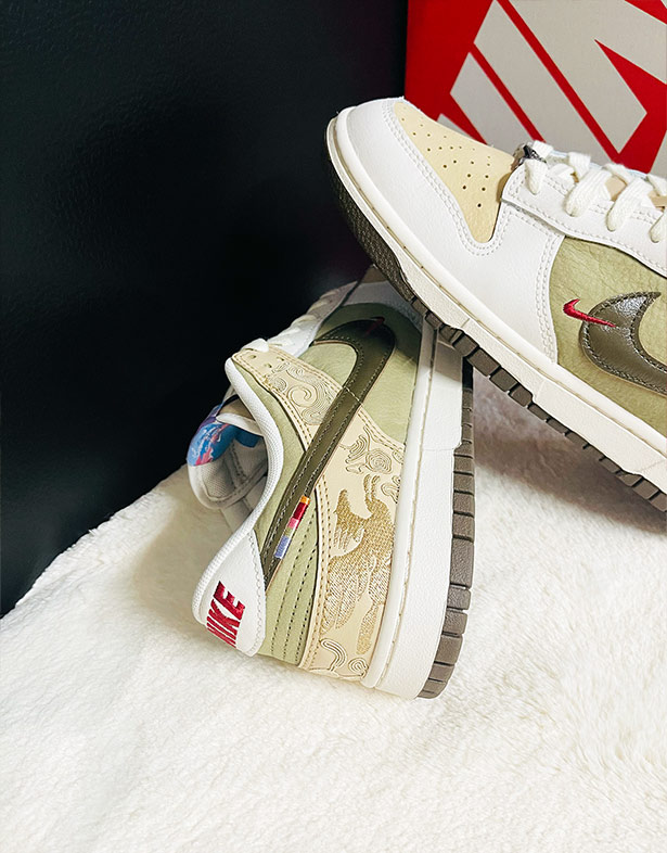 Giày Nike Dunk Low CNY Pegasus “Neutral Olive” IQ1118-220