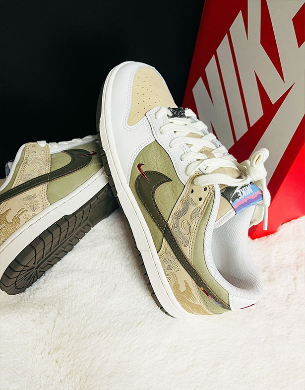 Giày Nike Dunk Low CNY Pegasus “Neutral Olive” IQ1118-220