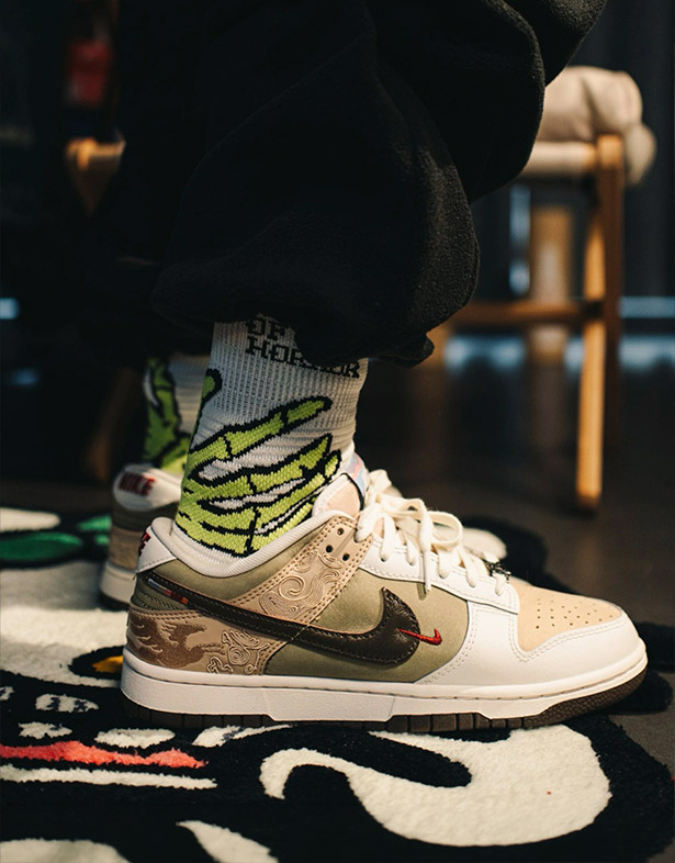 Giày Nike Dunk Low CNY Pegasus “Neutral Olive” IQ1118-220