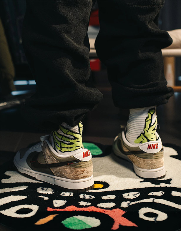 Giày Nike Dunk Low CNY Pegasus “Neutral Olive” IQ1118-220