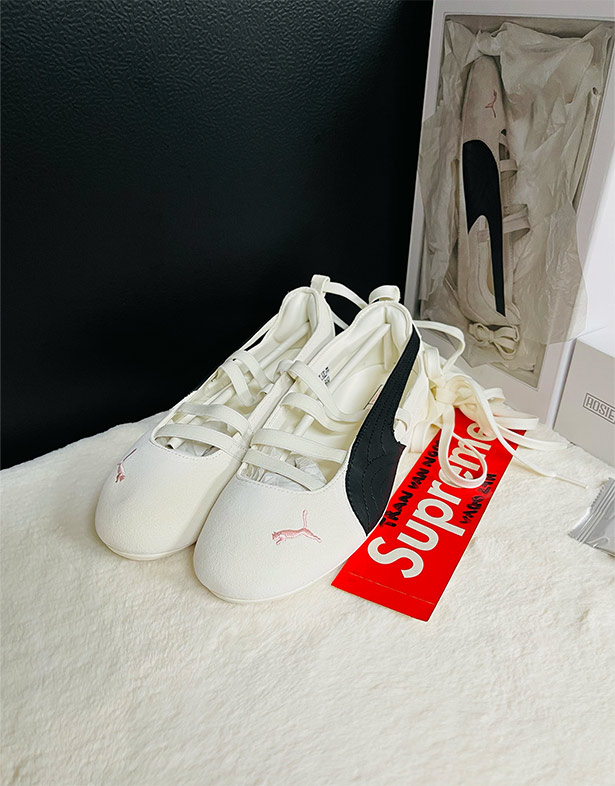Giày Rosé x Puma Speedcat Ballet SD “White Black” (w) 404395-01