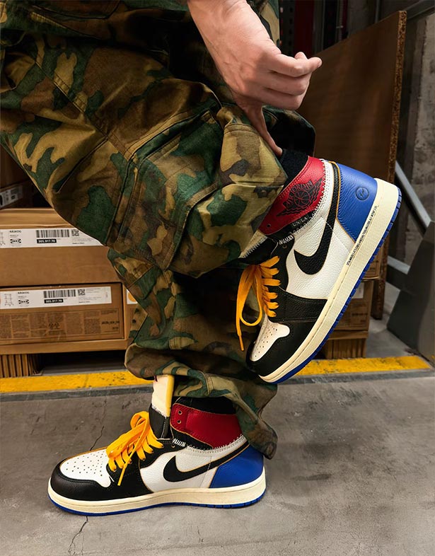 Giày Nike Air Jordan 1 High OG Union x Fragment “Varsity Red” IO7847-002