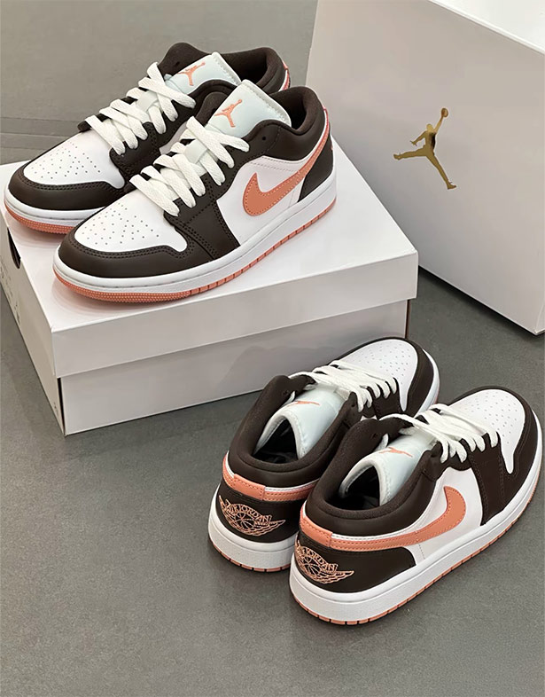 Giày Nike Air Jordan 1 Low “Brown Pink” (w) DC0774-182