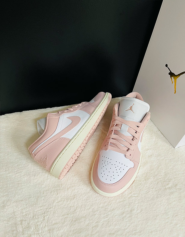 Giày Nike Air Jordan 1 Low “Pink Oxford” (w) DC0774-162