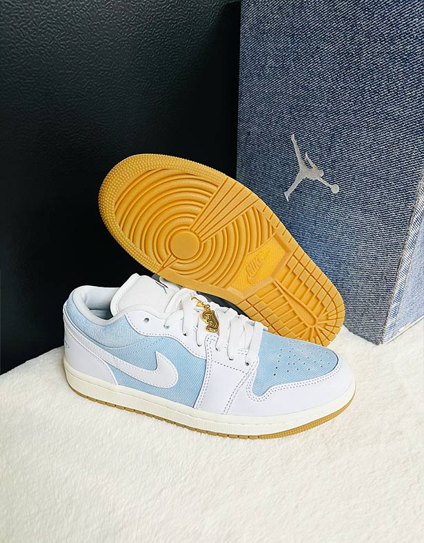 Giày Nike Air Jordan 1 Low “Worn Blue” (w) HQ2004-400