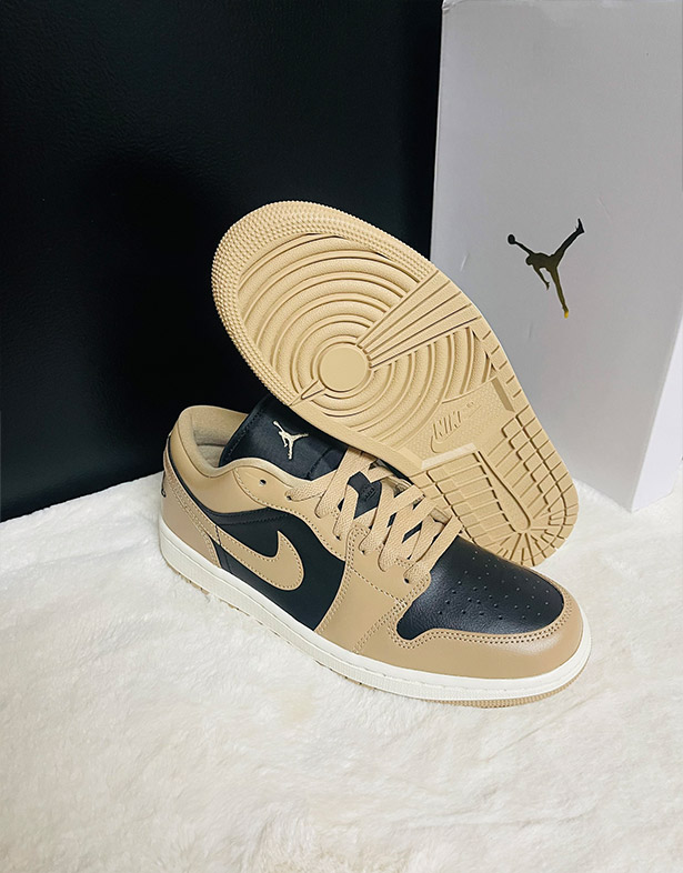 Giày Nike Air Jordan 1 Low “Desert Black” (w) DC0774-201