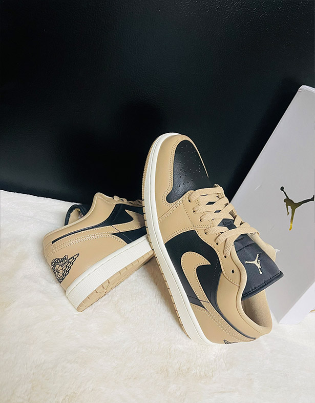 Giày Nike Air Jordan 1 Low “Desert Black” (w) DC0774-201