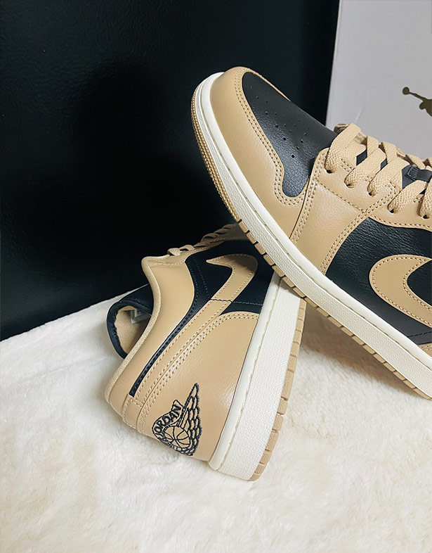 Giày Nike Air Jordan 1 Low “Desert Black” (w) DC0774-201