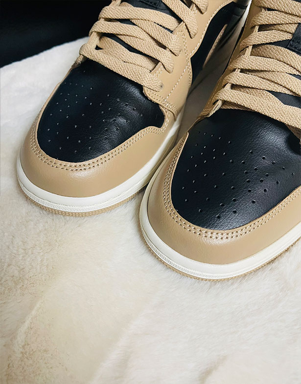 Giày Nike Air Jordan 1 Low “Desert Black” (w) DC0774-201