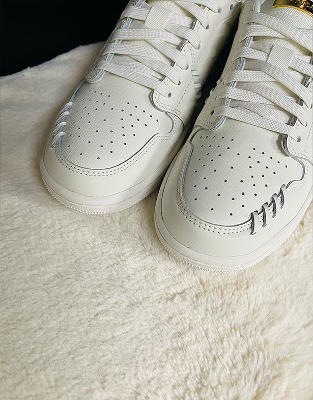 Giày Nike Air Jordan 1 Low Method of Make “Sail Metallic Gold” (w) FN5032-100