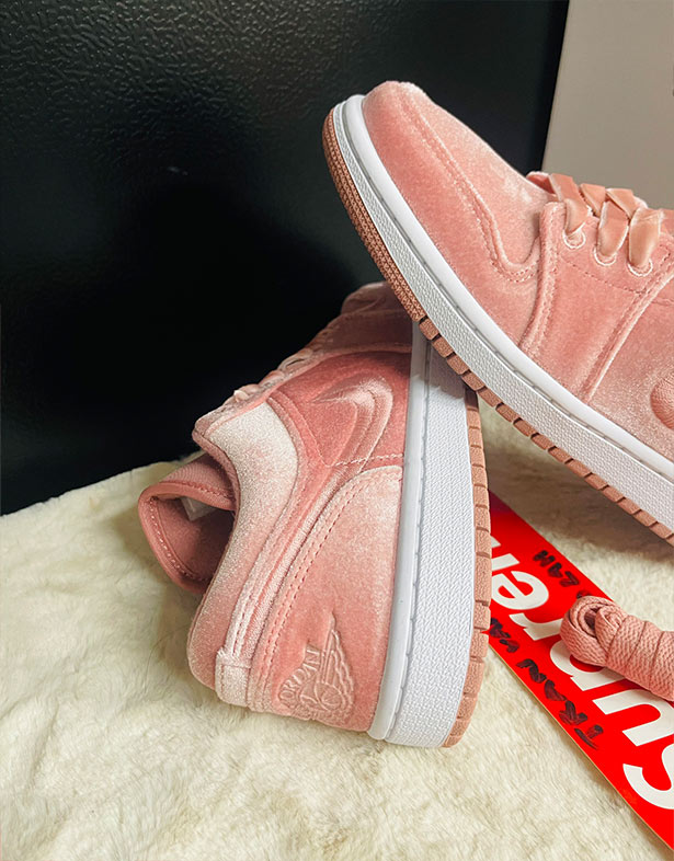 Giày Nike Air Jordan 1 Low “Pink Velvet” (w) DQ8396-600