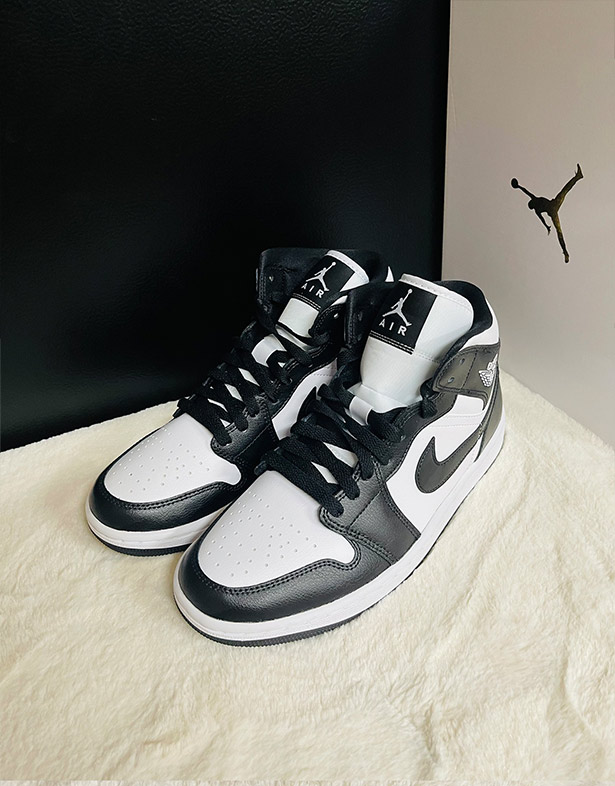 Giày Nike Air Jordan 1 Mid “Panda” (w) DV0991-101