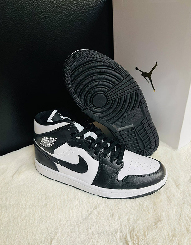 Giày Nike Air Jordan 1 Mid “Panda” (w) DV0991-101