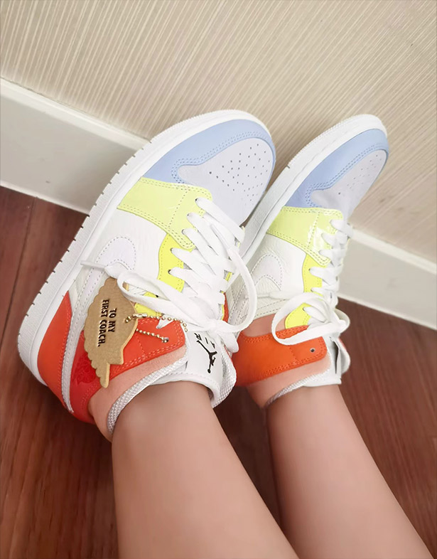 Giày Nike Air Jordan 1 Mid “To My First Coach” (w) DJ6908-100