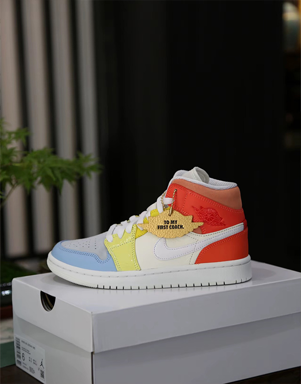 Giày Nike Air Jordan 1 Mid “To My First Coach” (w) DJ6908-100