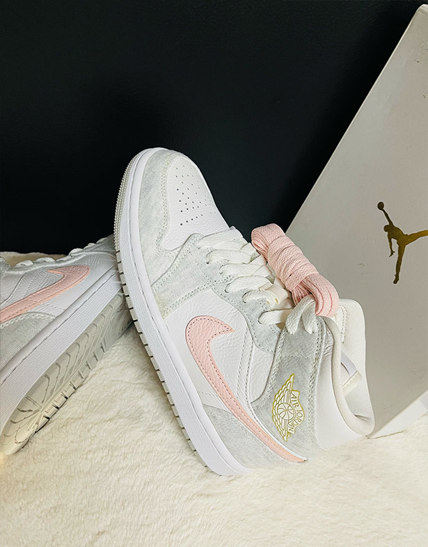 Giày Nike Air Jordan 1 Mid SE “Light Iron Ore” (w) DN4045-001