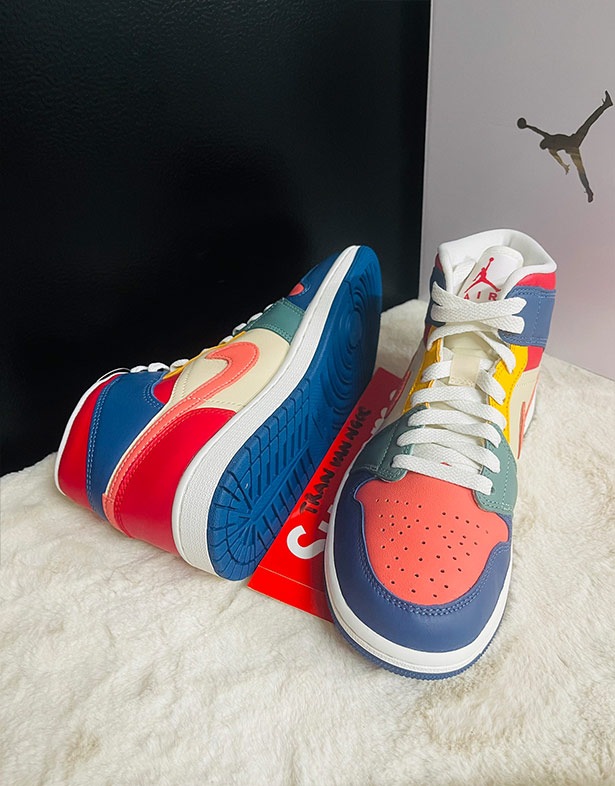 Giày Nike Air Jordan 1 Mid SE “Multi-Color” (w) DN3738-400
