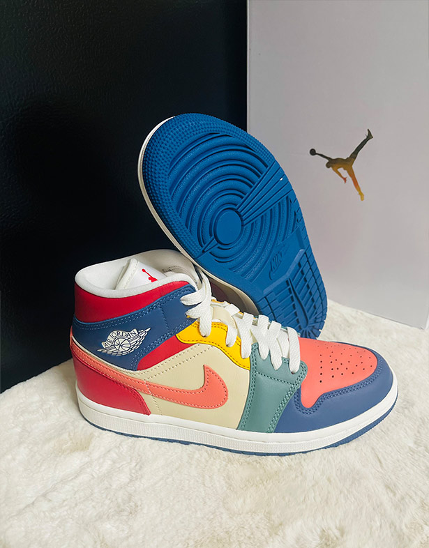 Giày Nike Air Jordan 1 Mid SE “Multi-Color” (w) DN3738-400