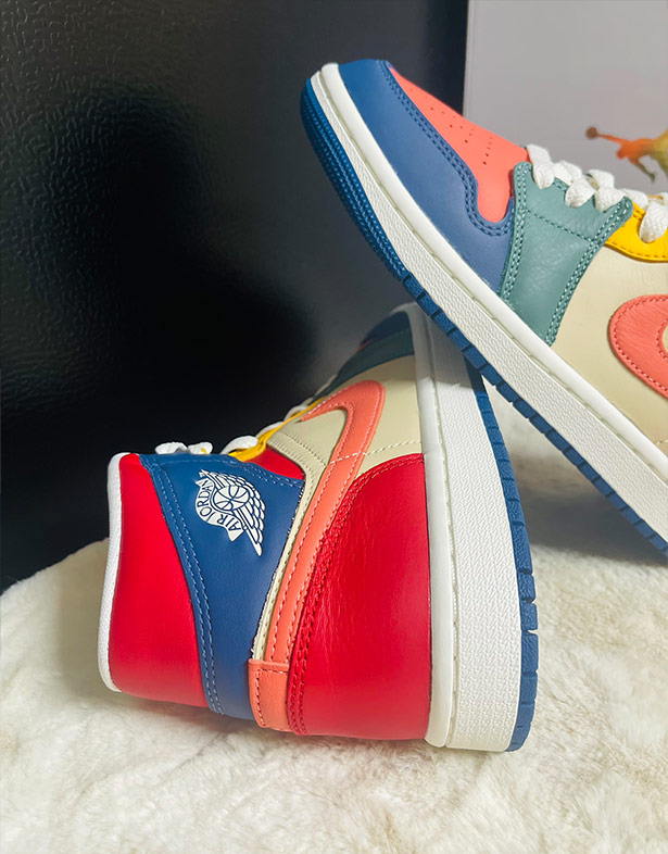 Giày Nike Air Jordan 1 Mid SE “Multi-Color” (w) DN3738-400