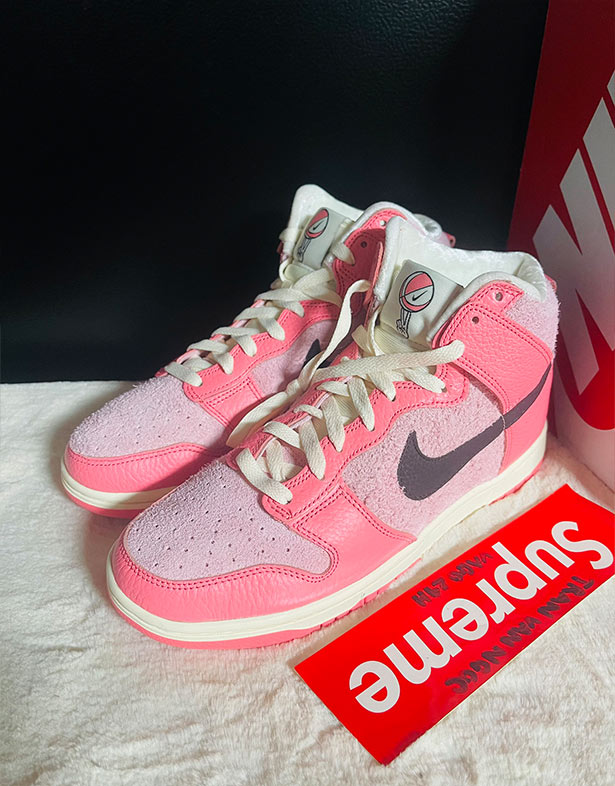 Giày Nike Dunk High “Hoops Pack Pink” (w) DX3359-600