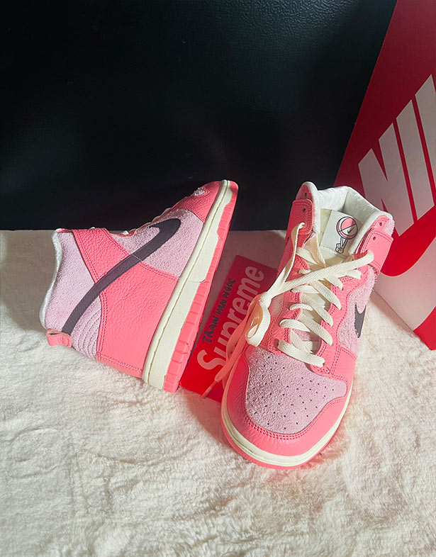 Giày Nike Dunk High “Hoops Pack Pink” (w) DX3359-600