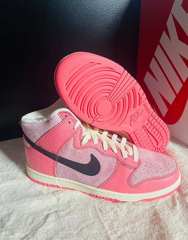 Giày Nike Dunk High “Hoops Pack Pink” (w) DX3359-600