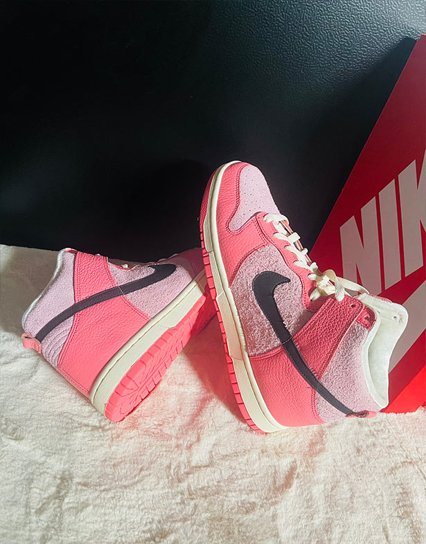 Giày Nike Dunk High “Hoops Pack Pink” (w) DX3359-600