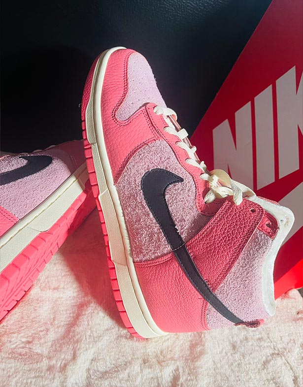 Giày Nike Dunk High “Hoops Pack Pink” (w) DX3359-600