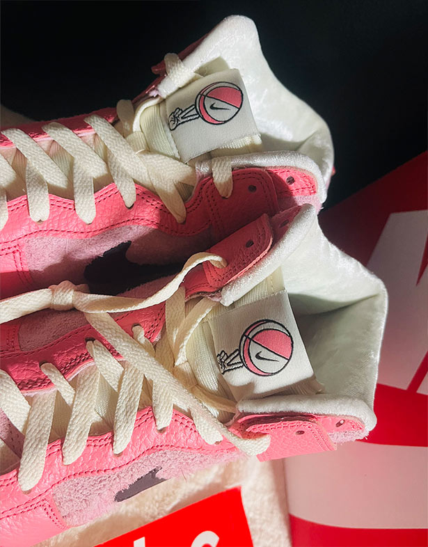 Giày Nike Dunk High “Hoops Pack Pink” (w) DX3359-600