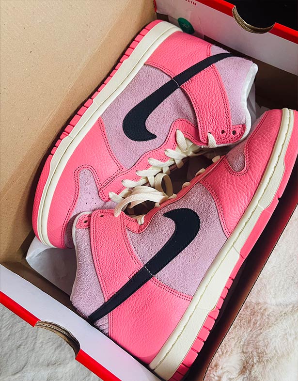 Giày Nike Dunk High “Hoops Pack Pink” (w) DX3359-600