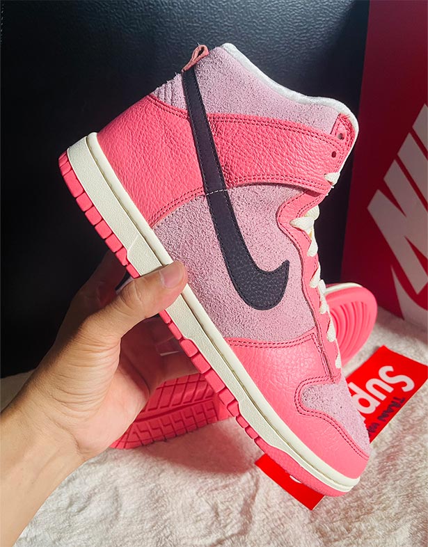 Giày Nike Dunk High “Hoops Pack Pink” (w) DX3359-600
