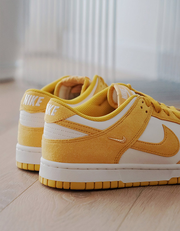 Nike Dunk Low Mini Swoosh “Dark Sulfur” (w) IB4417-101