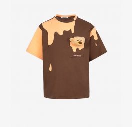 13De Marzo Melt Chocolate Bear T-shirt “Brown” FR-JX-558