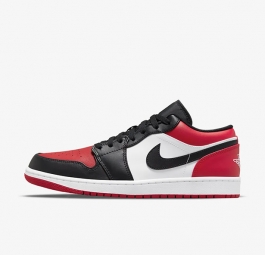 Nike Air Jordan 1 Low “Bred Toe” 553558-612