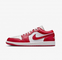 Nike Air Jordan 1 Low “Red White” 553558-166